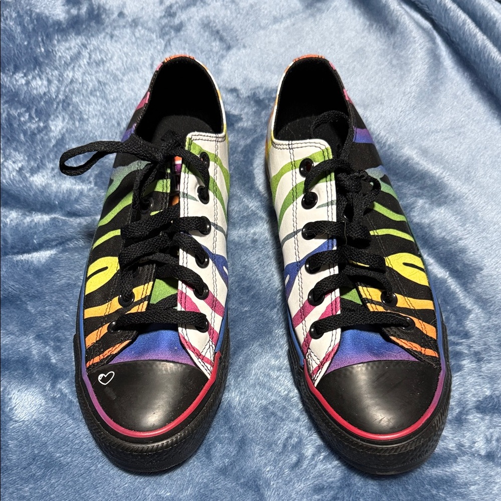 Converse Multicolor Striped Sneakers